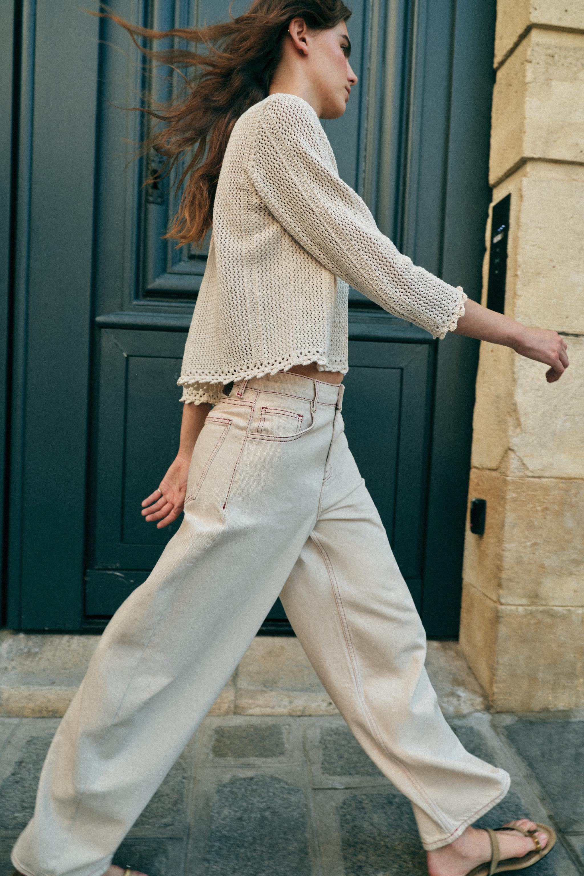 GILET EN MAILLE POINTELLE